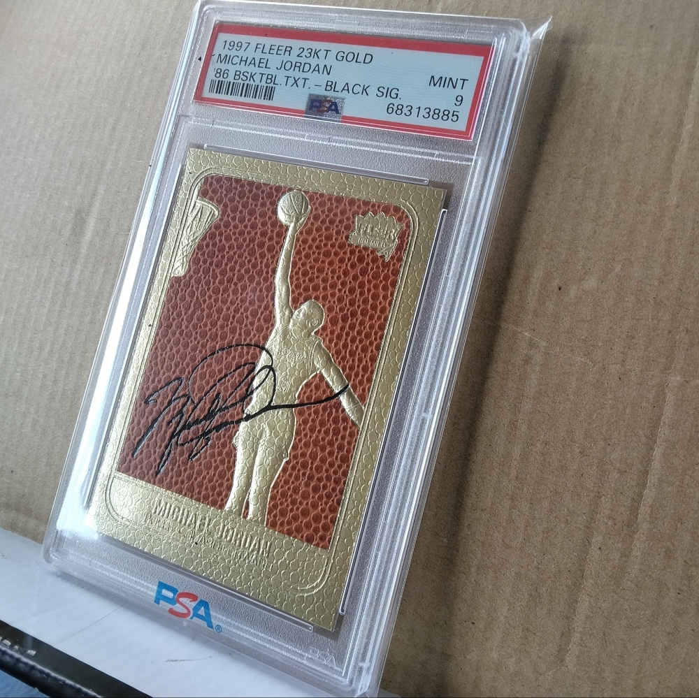 🏀🏆Michael Jordan "23KT Gold - Black Signature 13058 Insert" Slab🏆🏀 - Picture 2 of 5